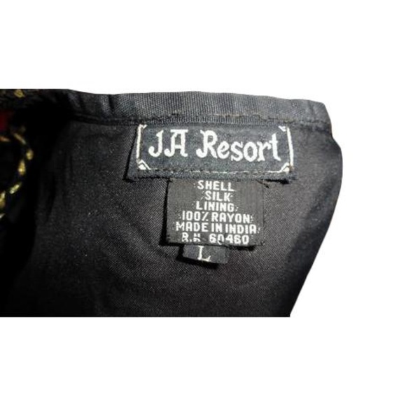 JA Resort Jacket Red, Gold, Black, Green SZ L - Picture 2 of 6